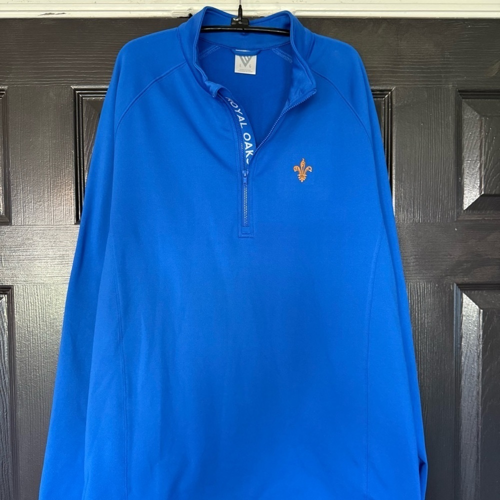 Level Wear Pullover 1/4 zip Large new Royal Oaks Country Club
